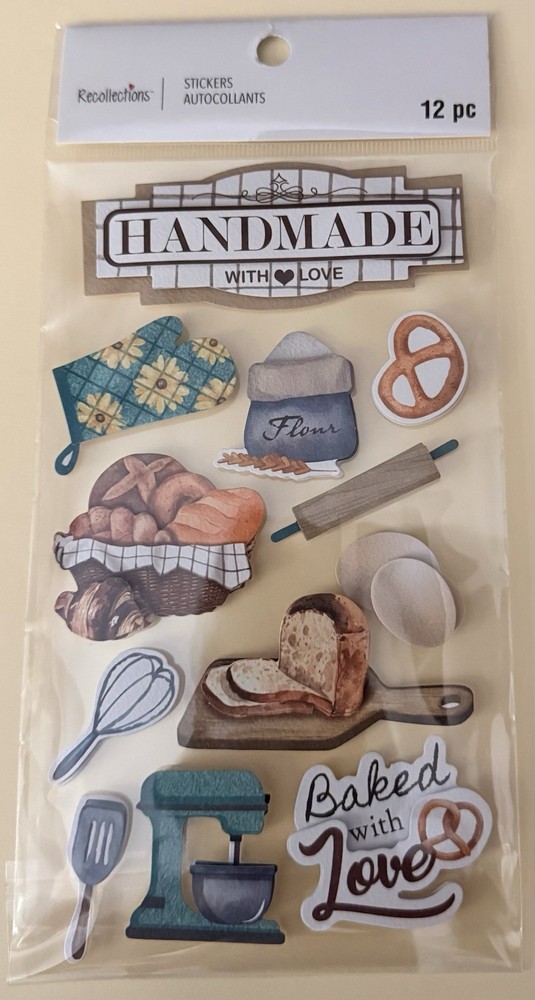 Recollections HANDMADE Sticker set~Gorgeous! QUICK SHIP!