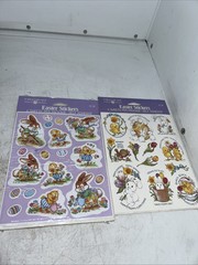 Two Vintage American Greetings Easter Stickers. USA Made