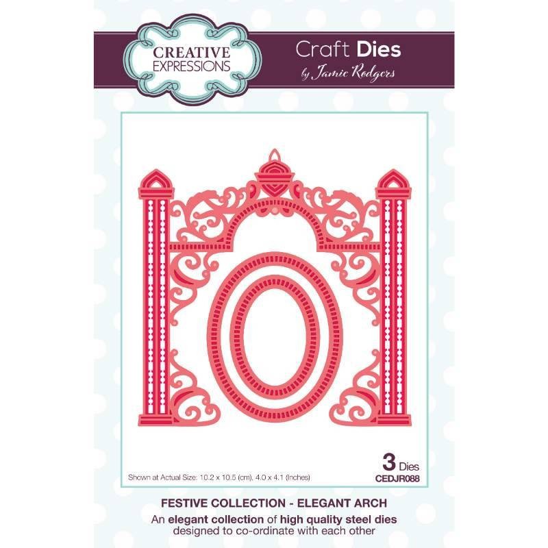 Creative Expressions METAL CUTTING DIE – FESTIVE COLLECTION – ELEGANT ARCH