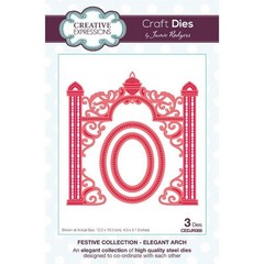 Creative Expressions METAL CUTTING DIE – FESTIVE COLLECTION – ELEGANT ARCH