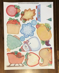 JUMBO CURRENT SCRAPBOOK STICKERS FALL WINTER CHRISTMAS