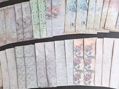100 Pc Ephemera Paper Pack Rumoured Flower Letter Lace Dances