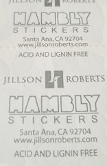 JILLSON & ROBERTS HAMBLY GLITTER STICKERS EASTER BUNNY EASTER EGG BASKET CHICKS.