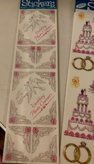 FRANCES MEYER Wedding Theme Stickers Lot Of 4 Pkgs Vtg NIP