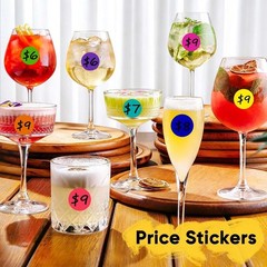 1400 Pcs Colored Dot Stickers 3/4 Inch Round Color Coding Labels 10 Color Cir…