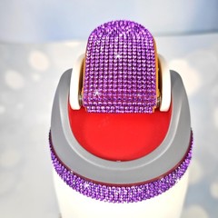 Mengayadi Owala Rhinestone Sticker V Purple