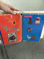 Vintage 1980s Sticker Album Collection Pac-Man Donkey Kong Qbert Bears Huge Lot