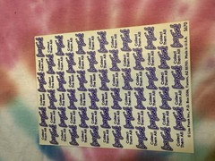 Vintage Lisa Frank Sticker Sheet Dolphins Sharks S670