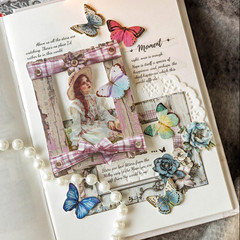 Scrapbook Embellishments 3D Cutout Frame for Scrapbooking Supplies, 60Pcs Vintag