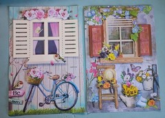 Crafter’s Square – Window Scene Pop-Up Sticker Sheets – Lot Of 2