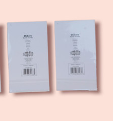 144pc Stickers Pink Heart Flower Sticker 12 Sheets Birthday, Valentine NEW Rare