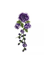 3D Lace Flower Patch Sew-On Applique Rose Flower Patches for Wedding Dress Cloth