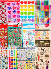 989+ Stickers, Boys Girls Teens Kids Themes Rewards incentives scrapbooks Play