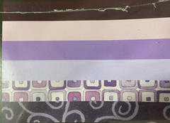 CM021 – CREATIVE MEMORIES PHOTO MOUNTING PAPER – SHADES OF PURPLE – 10×12
