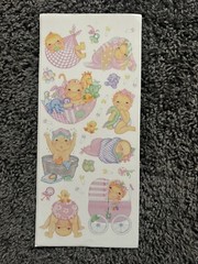 Tie Me To The Moon ~ Dimple Street Gang Vintage Sticker Lot Of 9 Sheets