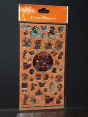 Disney Epoxy Prism Sticker Sheet Pack TOKYO DISNEYLAND DISNEYSEA JAPAN Halloween