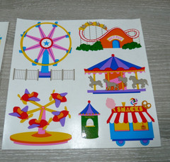 Vintage Mrs Grossman’s & NRN Carnival Stickers 6 sheets total