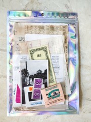 Crow Confetti Vintage Ephemera Bundles Junk Journal Scrapbook