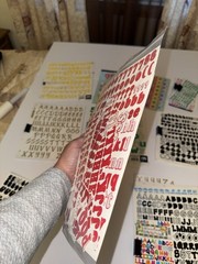 Huge Alphabet Sticker Lot Scrapbooking Letters Numbers Bundle