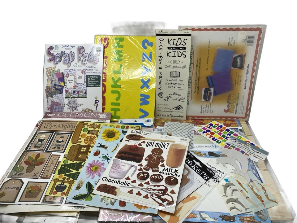 Large Lot of Full Scrapbooking Stickers