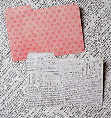 8 Mini File Folders Scrapbook Junk Journal Card Making Crafts Artsy Patterns