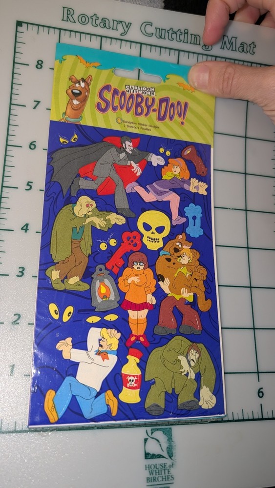 Vintage Sandylion Stickers Scooby-Doo Monsters New In Pack 2 sheets