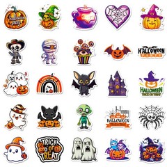 50PCS Halloween Stickers – «Trick or Treat» & Ancestor Honoring Theme Decals for
