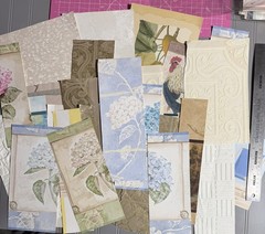 Vtge Textured Wallpaper Samples from Sample Book (10 Pieces) Set 26