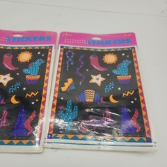 3 Vintage 1990 Hallmark Stickers packages Southwestern 4 Sheets ea (12)