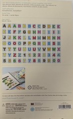 ALPHABET BLOCK Stickers (84pc)Martha Stewart•Letters •Numbers•Words•Card making•