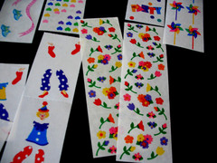 Creative Memories Lot Stickers,Ribbons, School, Handprints, Baby, FloralVarious.