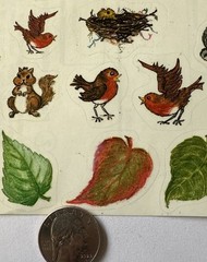 FAMILY TREE Stickers(46pc) Highlights•Leaves•Squirrel•Bird •Cat•Mouse•Relatives