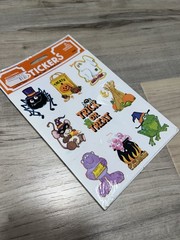 Vintage Eureka Halloween Stickers 36 Count Ephemera Craft Supply