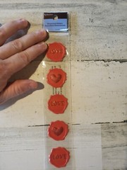 recollections dimensional love wax seal stickers