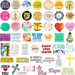 220Pcs Inspirational Christian Bible Verse Jesus Stickers, Christian Gifts | …