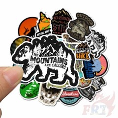 50Pcs Outdoor Camping Serie1 Stickers Travel Adventure Nature Decals Waterproof