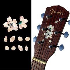 Inlay Sticker for Guitar & Ukulele Headstock – Cherry Blossom/Sakura,H-124SA