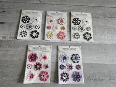 Scrapbooking Flowers LOT 3D Embellishments – Floral Spring RARE HTF #97