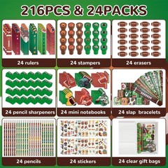 216Pcs Football Gifts Match Rewards Football Theme Birthday Supplies Team Gif…