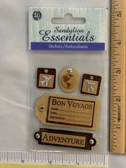New Sanylion Essentials TRAVEL – TAG Dimensional Stickers PSCBHMME144