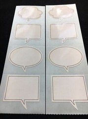 Mrs. Grossman’s QUOTATION QUOTE Stickers. 8 Squares. 1981. Retired.