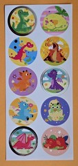 Dinosaurs Kids Sticker Sheet