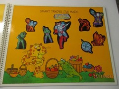 Vintage 1980’s Sticker Albums Books Lot Of 7 SW, GI Joe, Care Bears, Puffy, CP