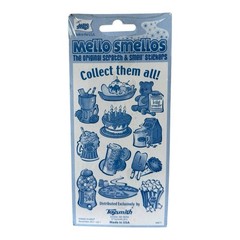 NEW Mello Smello Scratch ‘n Sniff Baby Powder Scented Stickers Blue, Teddy Bears