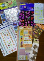 Sticker Craft Lot – Assorted Pages Scrapbook Cut Outs Puffy Love Butterfly Fall