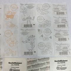 Sandylion Smile Makers Mrs. Grossman’s Mix Lot Of 20 Mod Stickers
