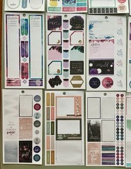 Lot Of 40 Sheets Happy Planner Complete & Incomplete! #4