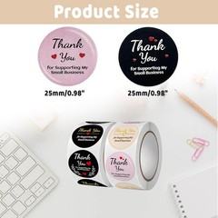 Thank You Stickers,Thank You Stickers Small Business,For Multiple Occasions(1000