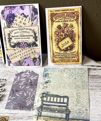 12Pc Vtg Ephemera Pack For Scrapbook Junk Journal Mixed Media Crafts Card Making