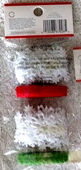 Martha Stewart Christmas Diecut Felt Ribbon White, Red and Green 4 Packs, RARE!